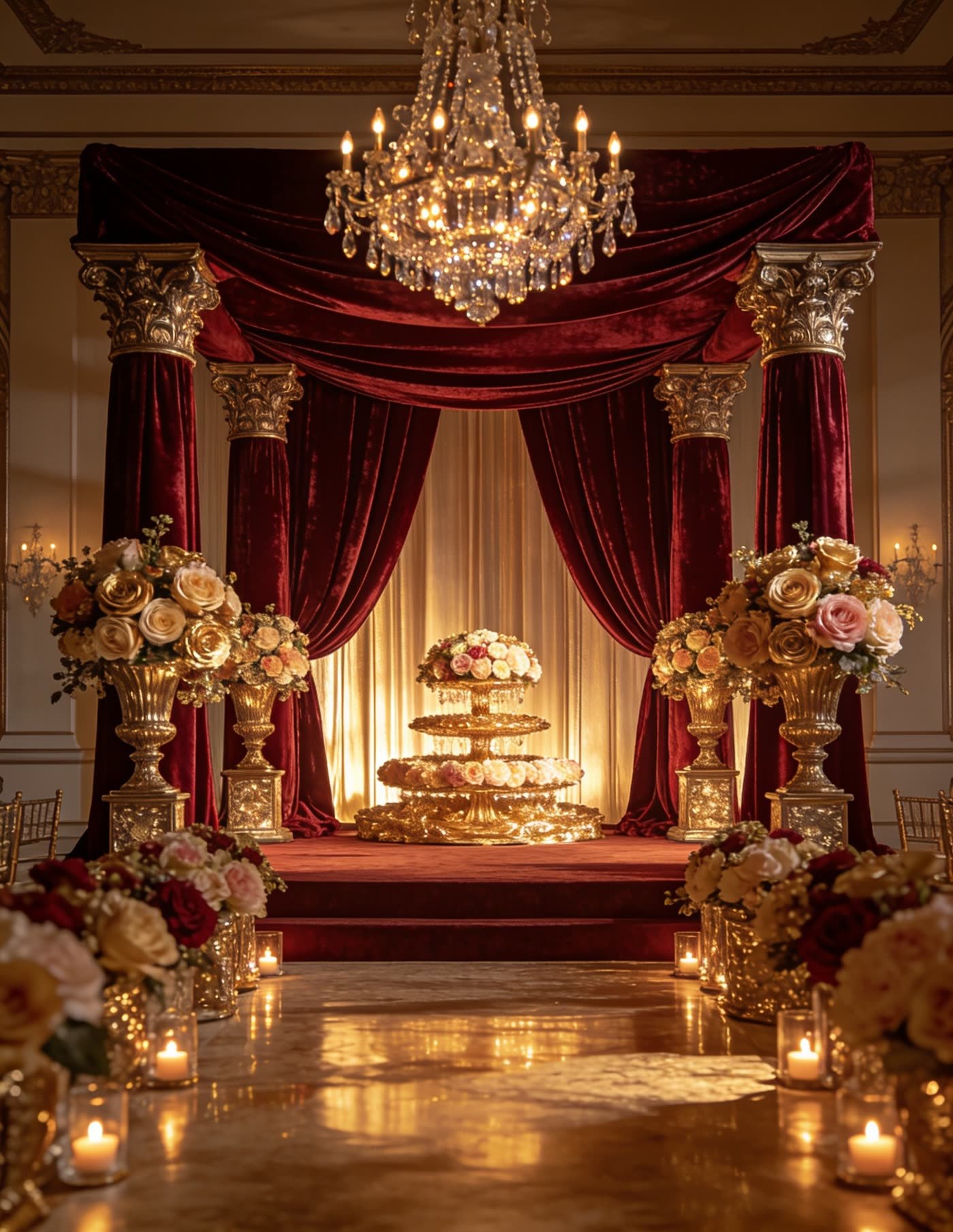 Wedding mandap stage